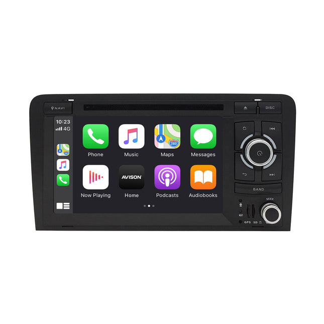 Navigatore per Audi A3 | Carplay | Android | DAB | Bluetooth | WIFI | 64 GB | DVD