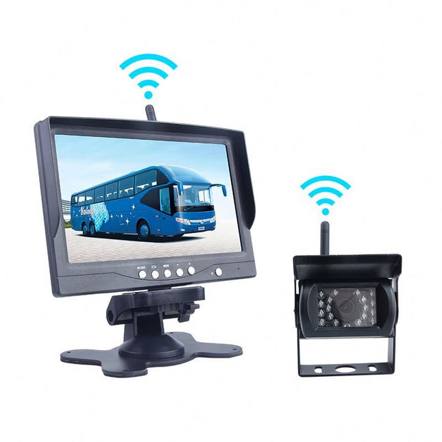 Set di telecamere retrovisore wireless 300m | Camion | Camper | Barca | Trattore