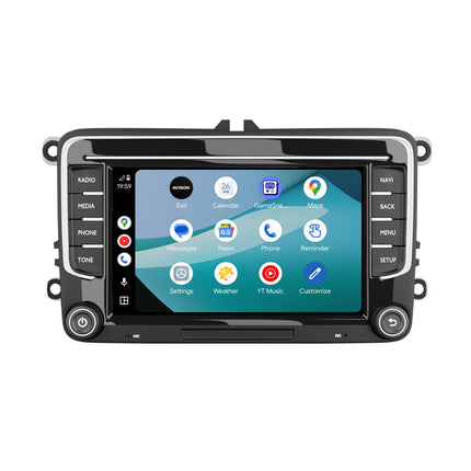 Navigazione CarPlay e Android per VW Seat e Skoda 7" | 64 GB | DAB | 8 CORE