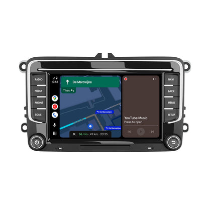 Autoradio Apple CarPlay & Android Auto per VW, Seat & Skoda - 7" QLED, DAB+, 64GB, GPS - AVN-R570