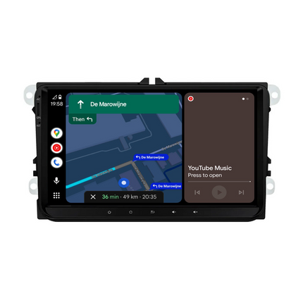 Navigatore per VW Seat e Skoda | Carplay Wireless | Android Auto | DAB+ | Android | 64 GB