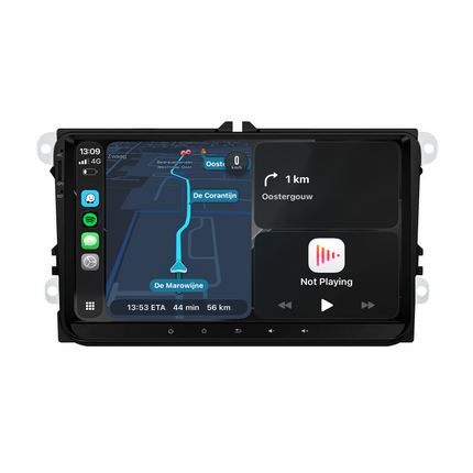 Navigatore per VW Seat e Skoda | Carplay Wireless | Android Auto | DAB+ | Android | 64 GB