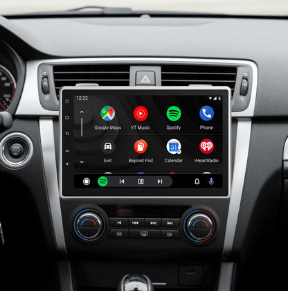 Stereo auto universale a 1 DIN con display QLED da 10,1" | CarPlay | Android Auto | Bluetooth | Linux