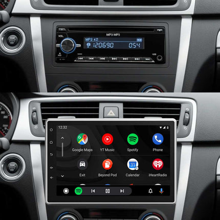 Stereo auto universale a 1 DIN con display QLED da 10,1" | CarPlay | Android Auto | Bluetooth | Linux