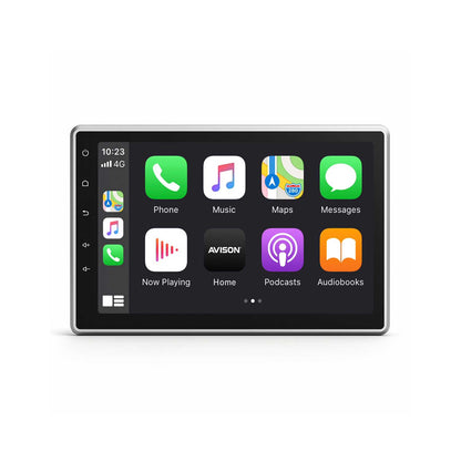 Stereo auto universale a 1 DIN con display QLED da 10,1" | CarPlay | Android Auto | Bluetooth | Linux