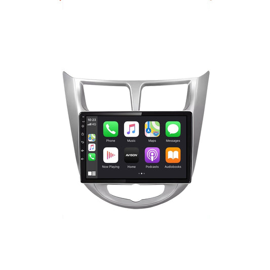 Navigatore per Hyundai Accent 2010-2017 | CarPlay | Android Auto | WIFI | Bluetooth | QLED | XR4