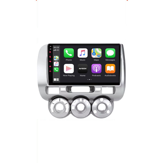 Navigatore per Honda Fit Jazz Stad 2002-2007 | CarPlay | Android Auto | WIFI | Bluetooth | QLED | XR4