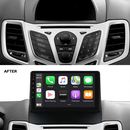Navigazione per Ford Fiesta 2009-2014 | CarPlay | Android Auto | WIFI | Bluetooth | QLED | XR4