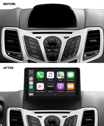 Navigazione per Ford Fiesta 2009-2014 | CarPlay | Android Auto | WIFI | Bluetooth | QLED | XR4