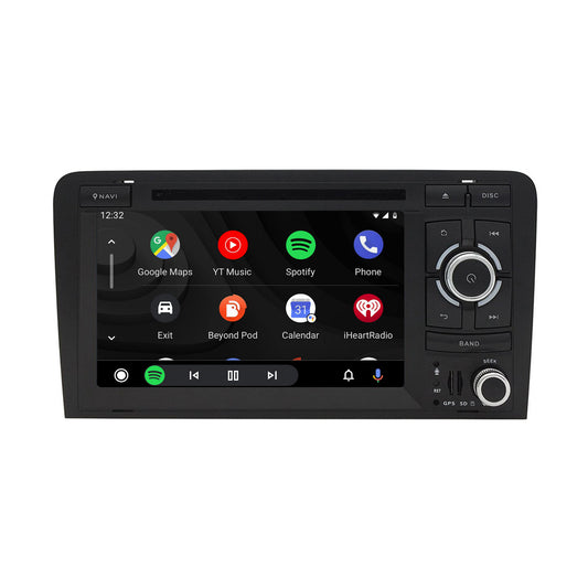 Navigatore per Audi A3 | Carplay | Android | DAB | Bluetooth | WIFI | 64 GB | DVD