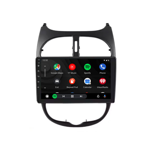 Navigatore per Peugeot 206 206CC | Carplay | Android | DAB+ | Bluetooth | XR4