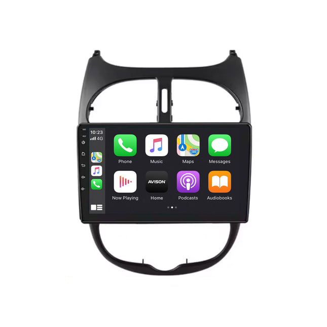 Navigatore per Peugeot 206 206CC | Carplay | Android | DAB+ | Bluetooth | XR4