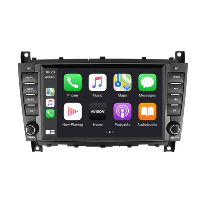 Navigatore per Mercedes W203 W209 CLS CLK | Carplay | Android | DAB | Bluetooth