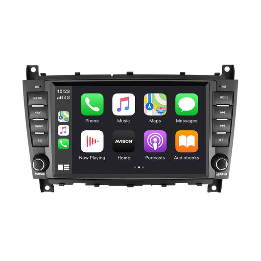 Navigatore per Mercedes W203 W209 CLS CLK | Carplay | Android | DAB | Bluetooth