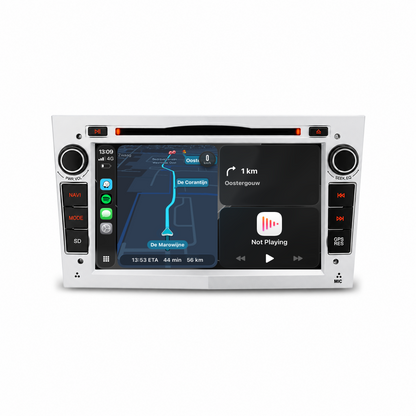 Navigatore per Opel Silver 7" | Carplay | Android | DAB+ | Bluetooth | WIFI | CD