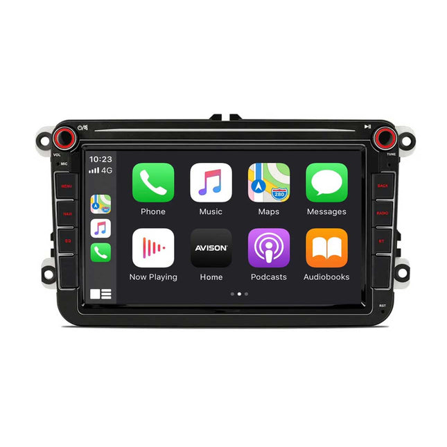Navigatore per VW Seat e Skoda 8 pollici | Carplay | Android | DAB | Bluetooth | WIFI
