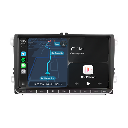 Navigatore per VW Seat e Skoda 9 pollici | Carplay | Androide | DAB+ | Bluetooth | Wi-Fi | AVN-R591
