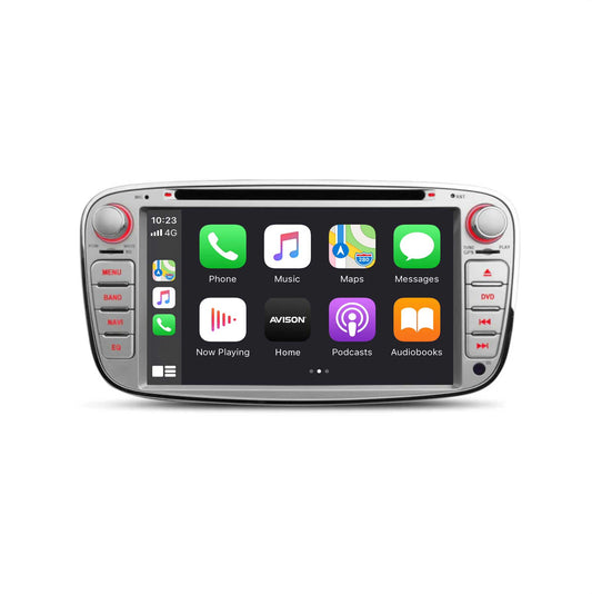 Navigatore per Ford Silver Oval 7" | CarPlay | Android | DAB+ | Bluetooth | 64GB