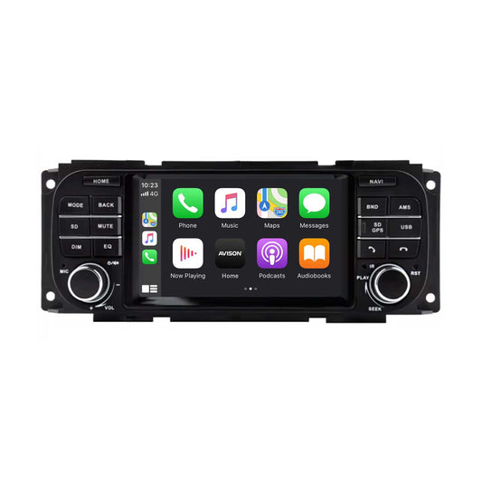 Navigatore per Jeep Grand Cherokee 2002-2006 | CarPlay | Android Auto | WIFI | Bluetooth | QLED