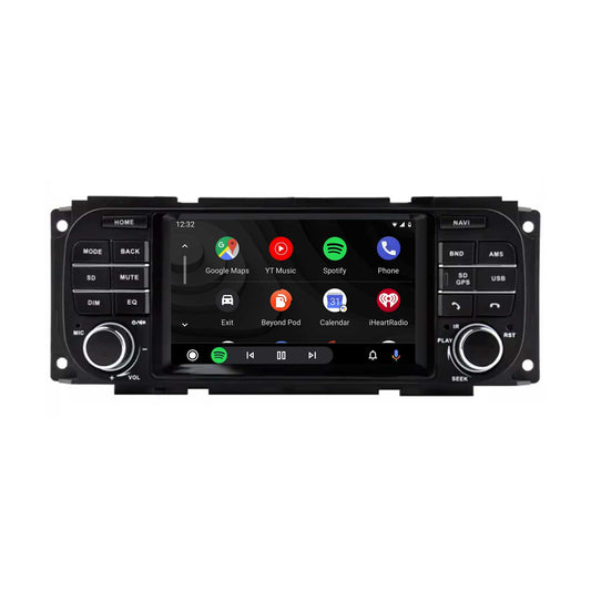 Navigatore per Jeep Grand Cherokee 2002-2006 | CarPlay | Android Auto | WIFI | Bluetooth | QLED