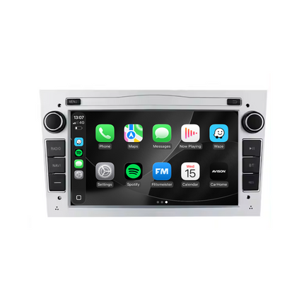 Navigatore per Opel Silver 7" | Carplay | Android | DAB+ | Bluetooth | 32GB