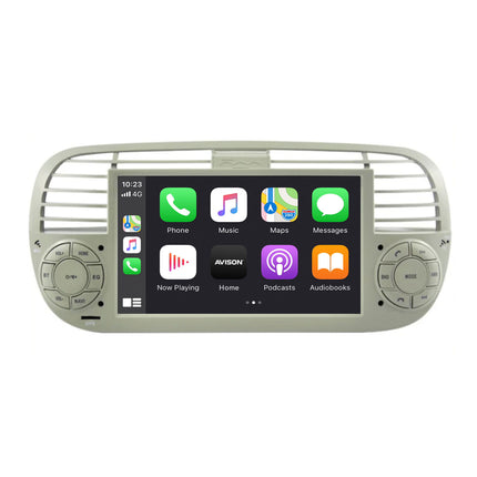 Navigazione per Fiat 500 | Carplay | Android | DAB | Bluetooth | E altro ancora