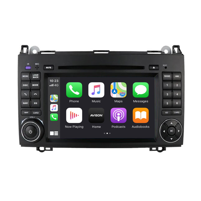 Navigatore per Mercedes 7" | Carplay | Android | DAB | Bluetooth | 64GB