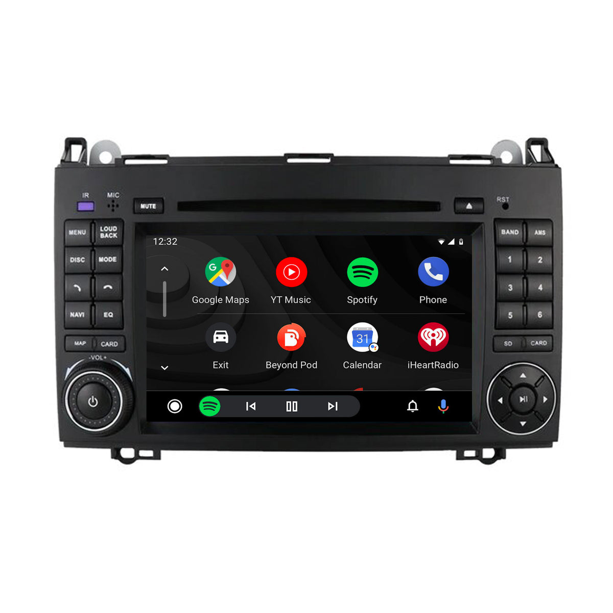 Navigatore per Mercedes 7" | Carplay | Android | DAB | Bluetooth | 64GB