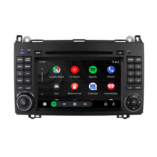 Navigatore per Mercedes 7" | Carplay | Android | DAB | Bluetooth | 64GB