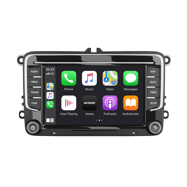 Navigazione CarPlay e Android per VW Seat e Skoda 7" | 64 GB | DAB | 8 CORE