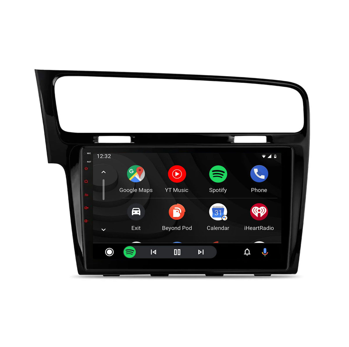 Navigatore per VW Golf 7 | Carplay | Android | DAB | Bluetooth | 64 GB | Nero