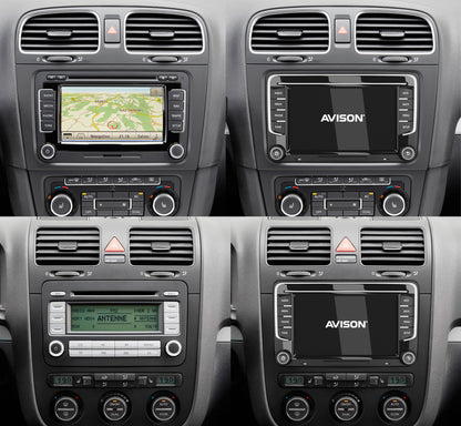 Navigatore per VW Seat e Skoda 7" | CarPlay | Android Auto | DAB | 4 Core | 32GB