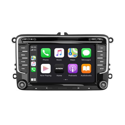 Navigatore per VW Seat e Skoda 7" | Carplay Wireless | Android Auto | DAB+ | 64 GB
