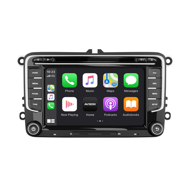 Navigatore per VW Seat e Skoda 7" | Carplay Wireless | Android Auto | DAB+ | 64 GB