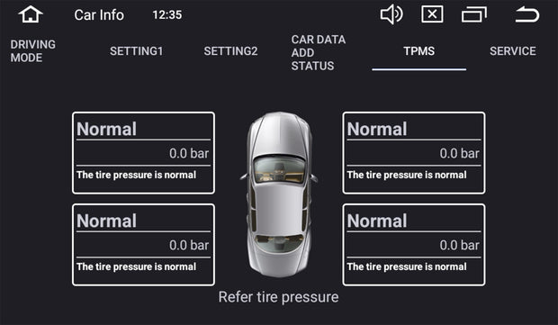 Impostazioni dell'auto