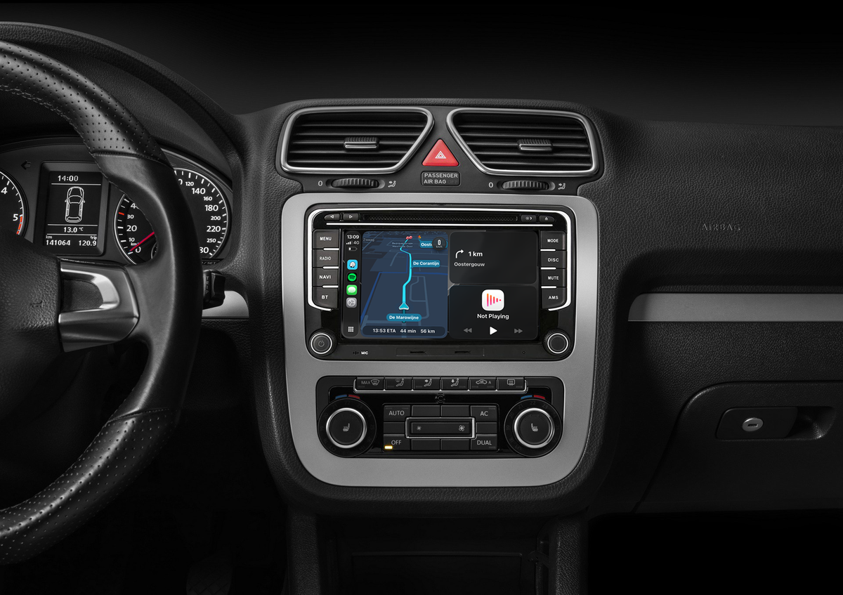 Navigatore per VW Seat e Skoda 7" | Carplay Wireless | Android Auto | DAB+ | 64 GB