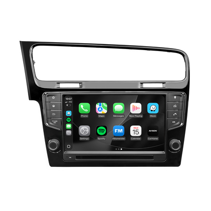 Sistema di navigazione per VW Golf 7 | CarPlay | Android | DAB+ | Bluetooth | Nero
