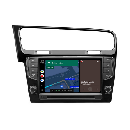Sistema di navigazione per VW Golf 7 | CarPlay | Android | DAB+ | Bluetooth | Nero