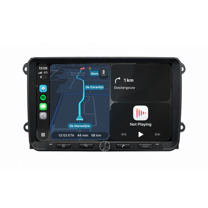 Autoradio navigatore QLED 9" per VW, Seat & Skoda - CarPlay wireless & Android Auto - AVN-R599