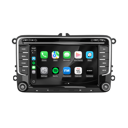 Navigatore per VW Seat e Skoda 7" | Carplay Wireless | Android Auto | DAB+ | 64 GB