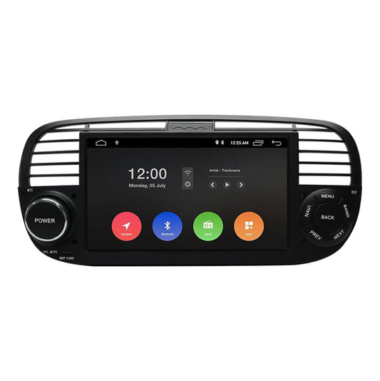 Navigazione per Fiat 500 | Carplay | Android | DAB | Bluetooth | E altro ancora