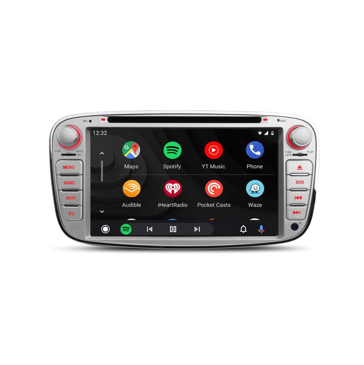 Navigatore per Ford Silver Oval 7" | CarPlay | Android | DAB+ | Bluetooth | 64GB