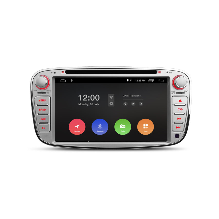 Navigatore per Ford Silver Oval 7" | CarPlay | Android | DAB+ | Bluetooth | 64GB