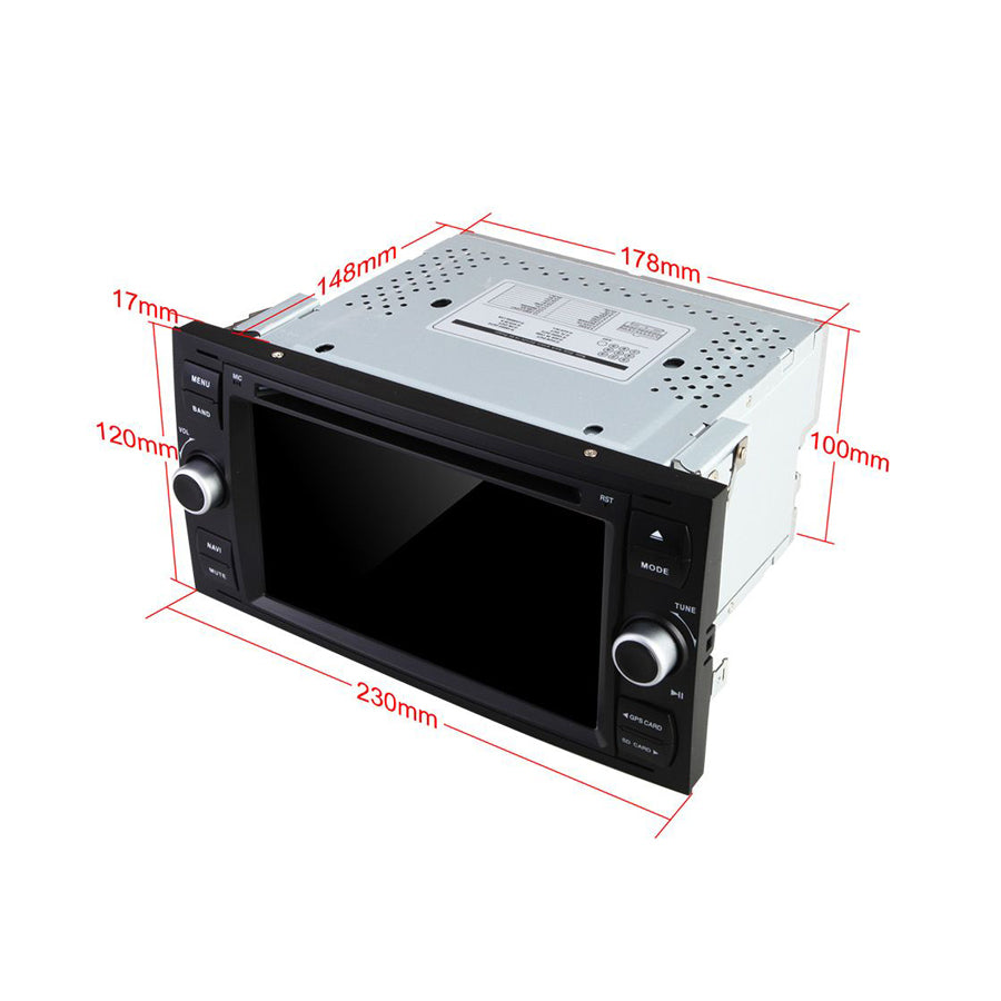 Navigatore per Ford 7" | Mirrorlink | DAB+ | Bluetooth | 32GB