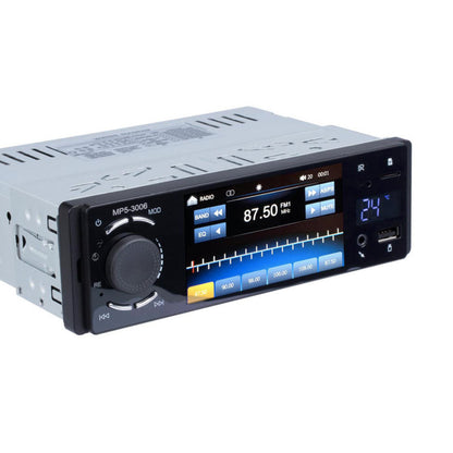 UNIVERSAL 1 Din Car Stereo con 4 "Screen | Bluetooth | FM | Aux | Camera