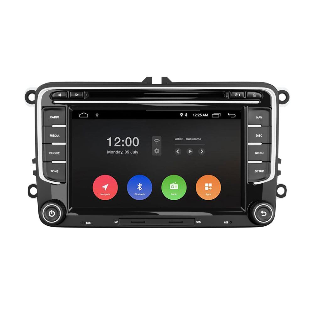 Navigatore per VW Seat e Skoda 7" | Carplay Wireless | Android Auto | DAB+ | 64 GB